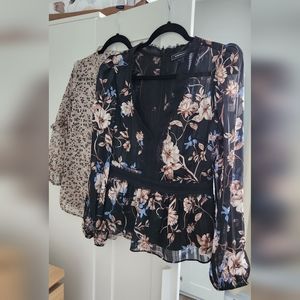 2 FOR 15$:  silky blouses